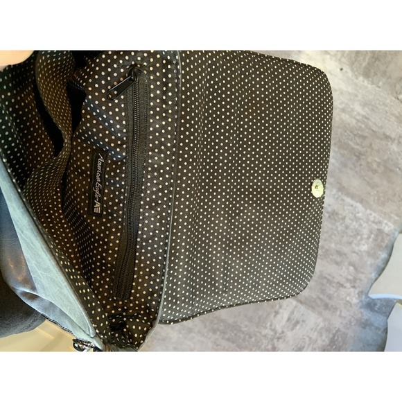 American Eagle Blue Medium Crossbody Handbag Purse Vintage - Picture 4 of 4